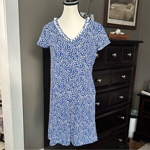 Lilly Pulitzer Etta Easy Peasey Dress in Corisca Blue